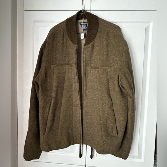 Size L Women's Brown Bomber Jacket - Picture 1 of 9